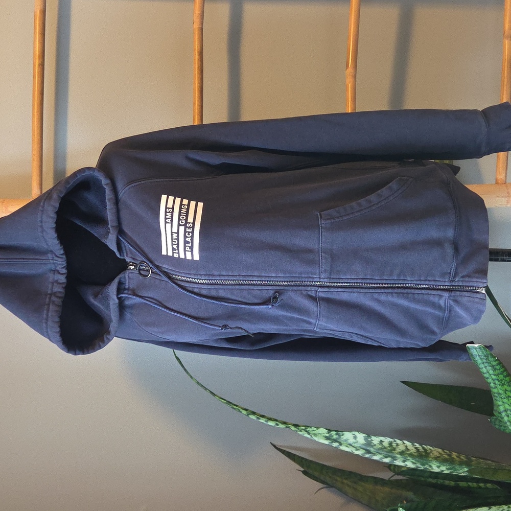 Scotch & Soda Seven Shades Of Blauw Zippered Hoodie